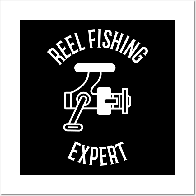 Reel Fishing Expert Fisherman Wall Art by OldCamp